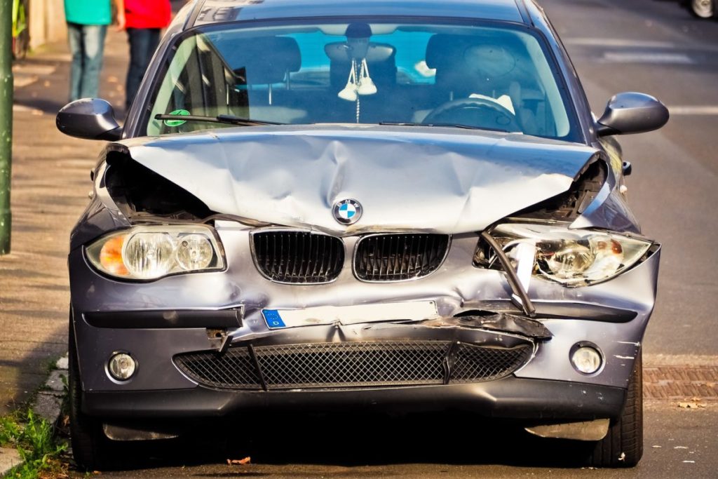 car accident bmw