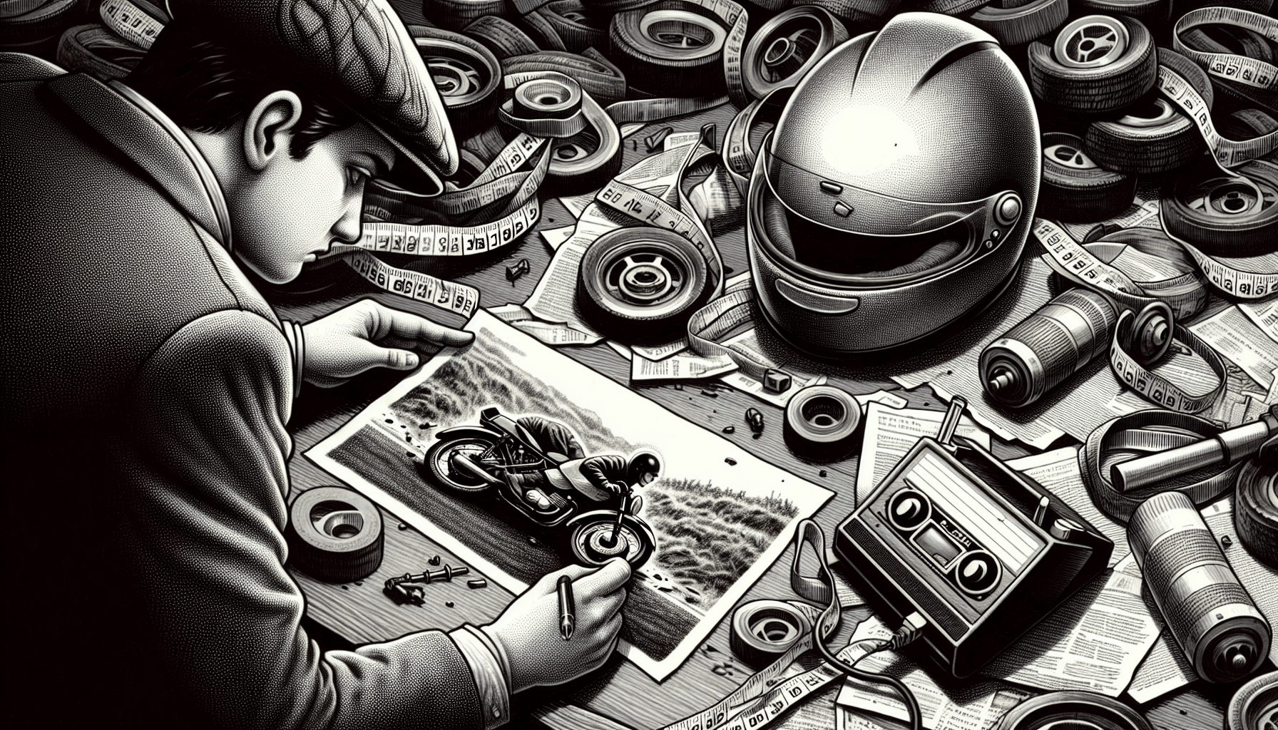 Gathering evidence for a motorcycle accident case