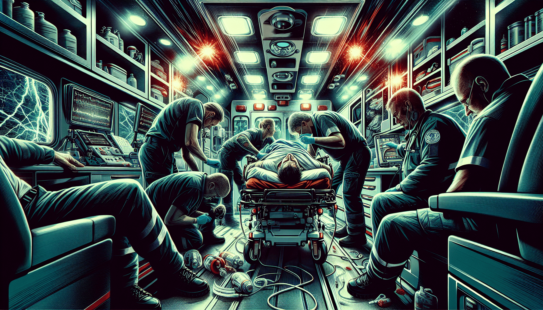 Seeking medical attention after a car accident.